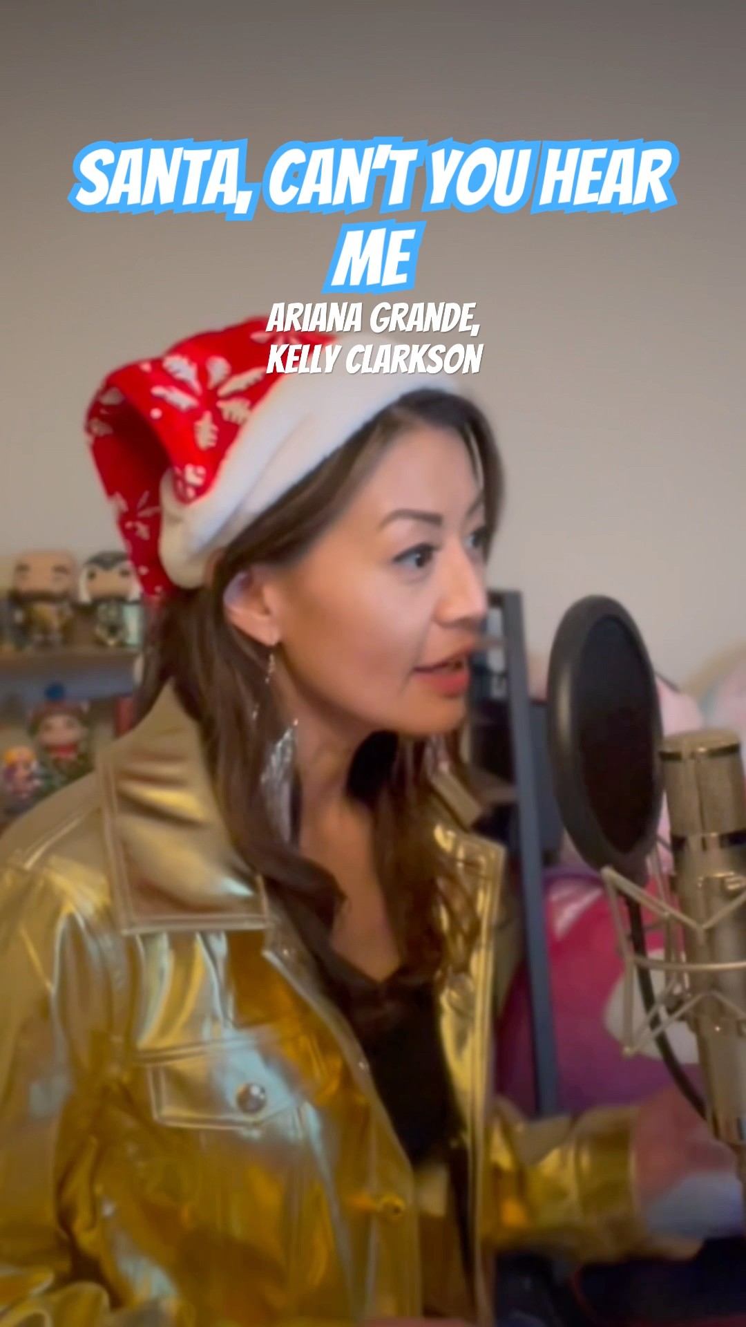 Santa, Can't You Hear Me - Kelly Clarkson, Ariana Grande | Cover by Kathy Wen