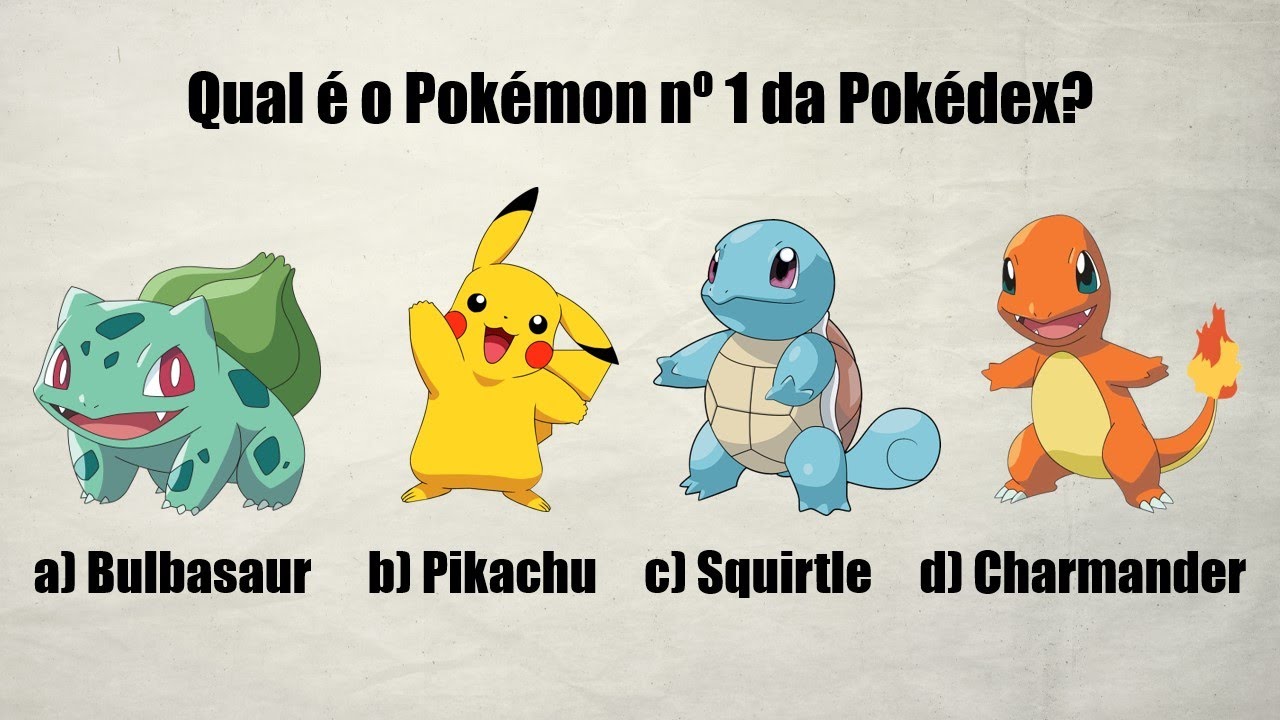 Qual Tipo De Pokémon Você é?! - ProProfs Quiz