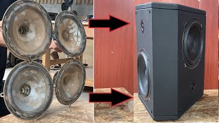 Restoration 4-speaker monitor  - The most unique monitor cabinet design