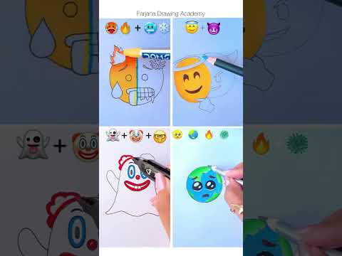 Emoji Mixing Satisfying Art Creativeart Satisfying Shorts