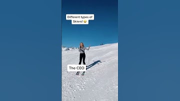 Different types of skiers