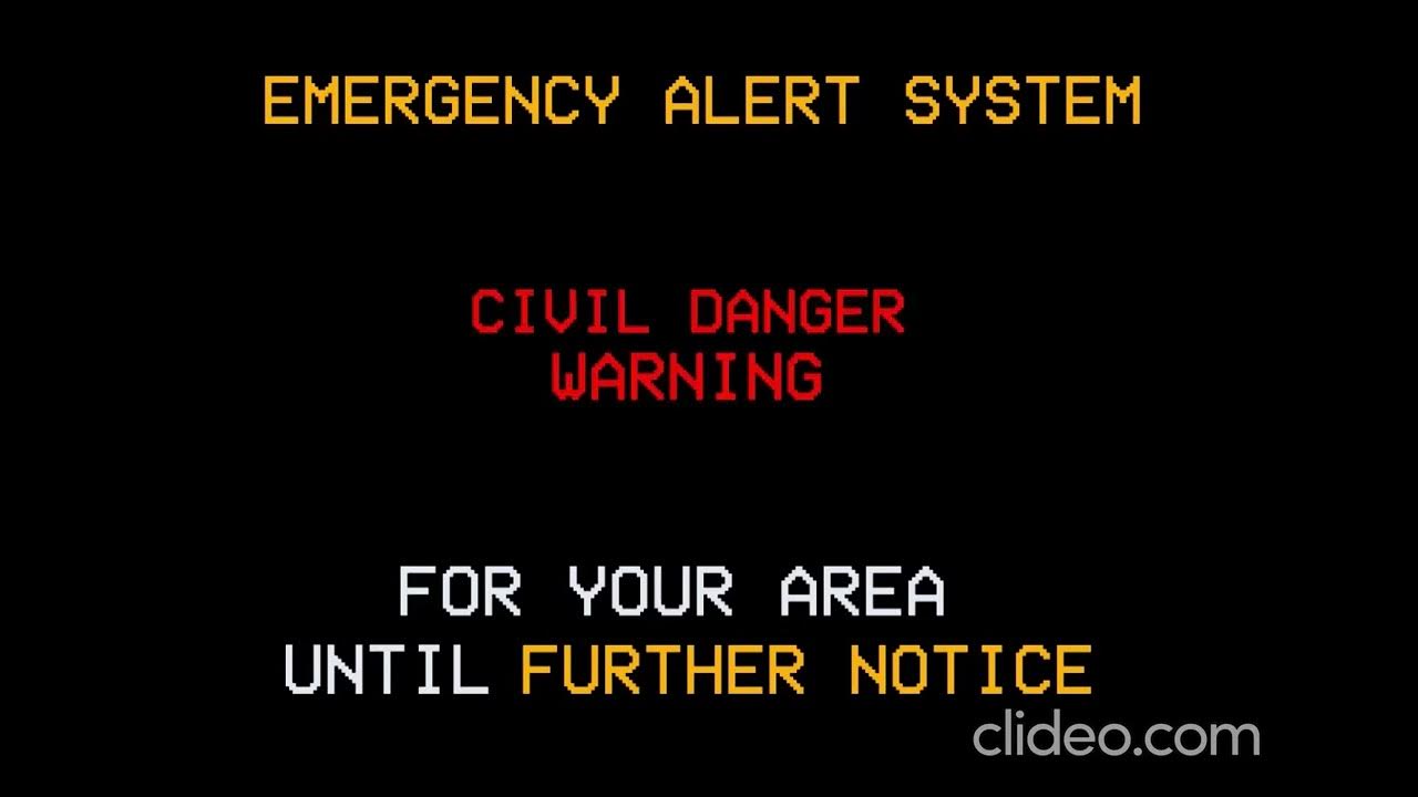 Civil Danger Warning Screen (USA) YouTube