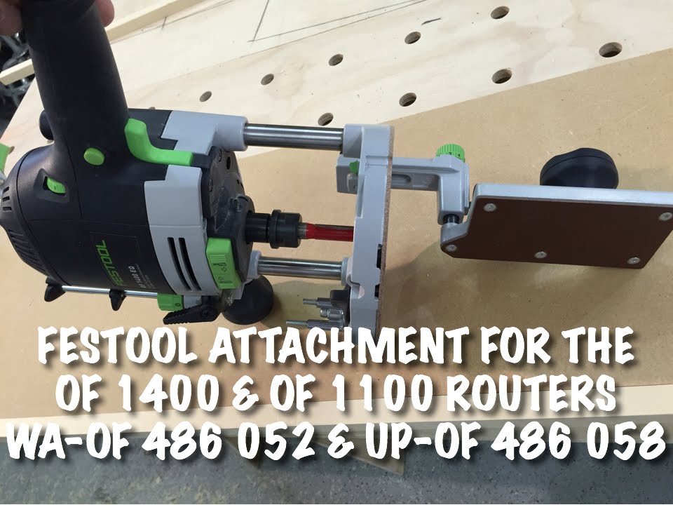 Attachment for OF 1400 & OF 1010 Routers from FESTOOL - YouTube