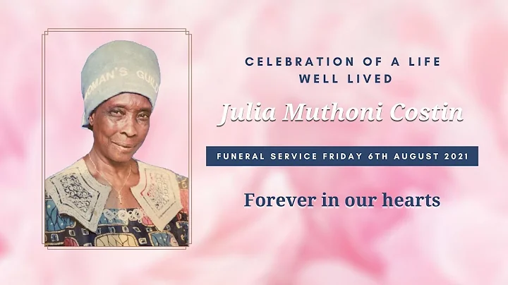 Celebration of a Life  Well Lived of The Late Juli...