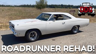 Why Is This 1968 Plymouth Roadrunner Shooting Flames Out Of The Carburetor? Let's Fix It!