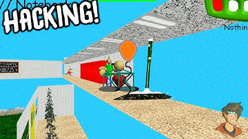 HACKING BALDI & OUTSIDE THE MAP | Baldi