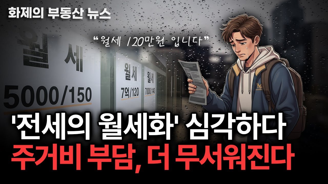 대출은 막히고 전세는 사라진다. 서민의 삶은 점점 무너지고 있습니다