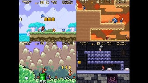 SMW Standard Normal romhack Panic in the Mushroom Kingdom 2 Part 4