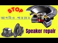 Speaker repairing at home