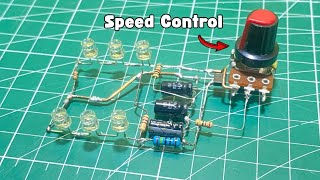 Mudah Buat Lampu Flip Flop Pakai Kontrol Kecepatan
