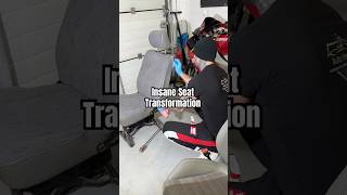Extreme Deep Clean Work Van Seat ASMR Transformation