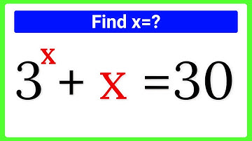 France - Math Olympiad | Lambert W Function | Nice Exponential Equation