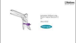 Instraspec Medium Long Plastic Vaginal Speculum x 25 8102