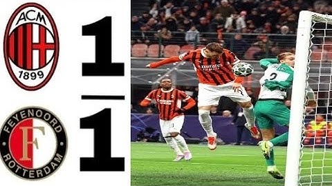 AC Milan vs Feyenoord |1-1 | All Goals & Extended Highlights  UEFA Champions League 2024-25