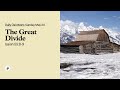 The Great Divide – Daily Devotional
