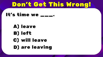 Make One Mistake, and You Fail! 65 Grammar Challenges Await! | Test Your Knowledge!