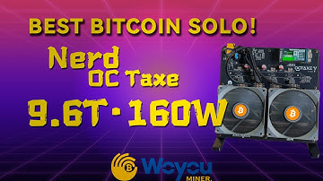 Home Bitcoin Mining Is Back! Nerd OC Taxe 9.6T Review – Silent 160W BTC Miner for Beginners