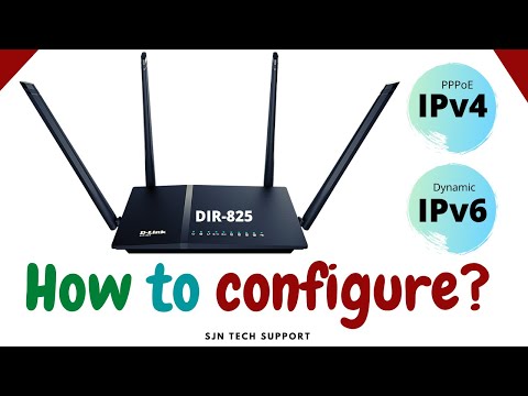 Wi-fi Router Configure Dlink DIR-825 with IPv6