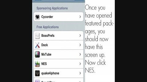 iPod Touch And iPhone Help: Installing Nes