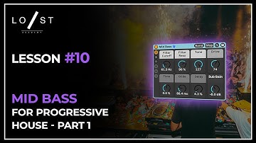 (English) Mid Bass for the track Part 1 [How to make Progressive House in Ableton Live]