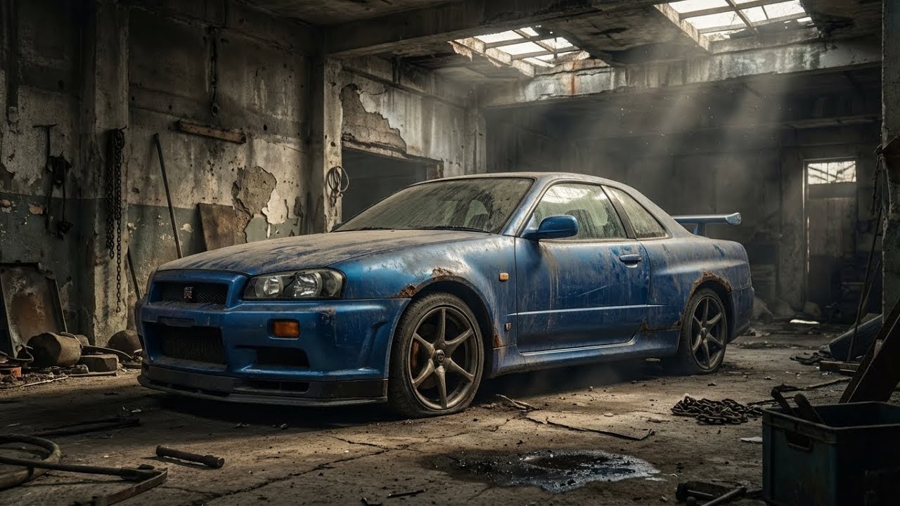 Abandoned Nissan Skyline GT-R R34 1999 Restored to Perfection | ASMR Full Rebuild