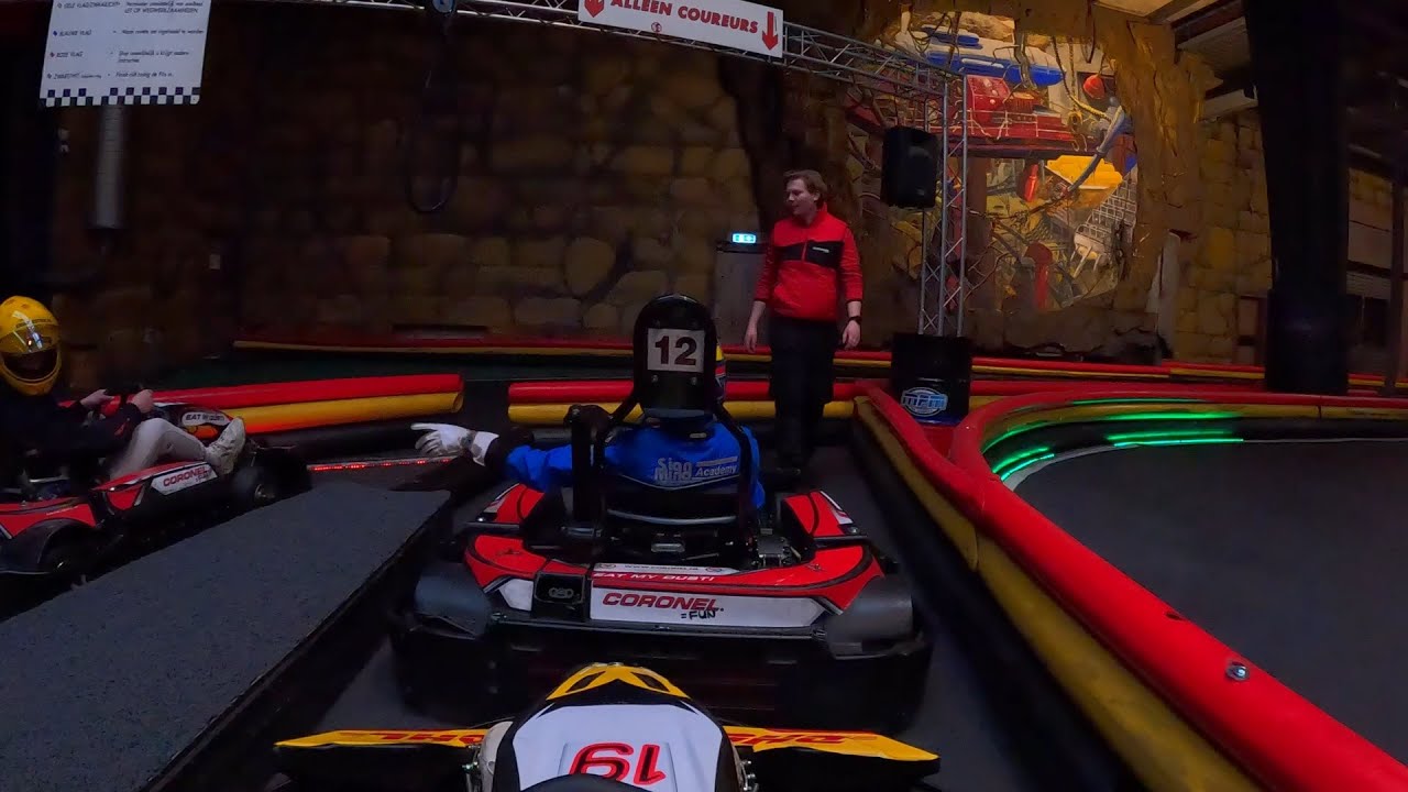 Coronel karting heat 2 - This guy was SO QUICK!