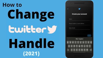 How to Change twitter Username - 2021 #twitter