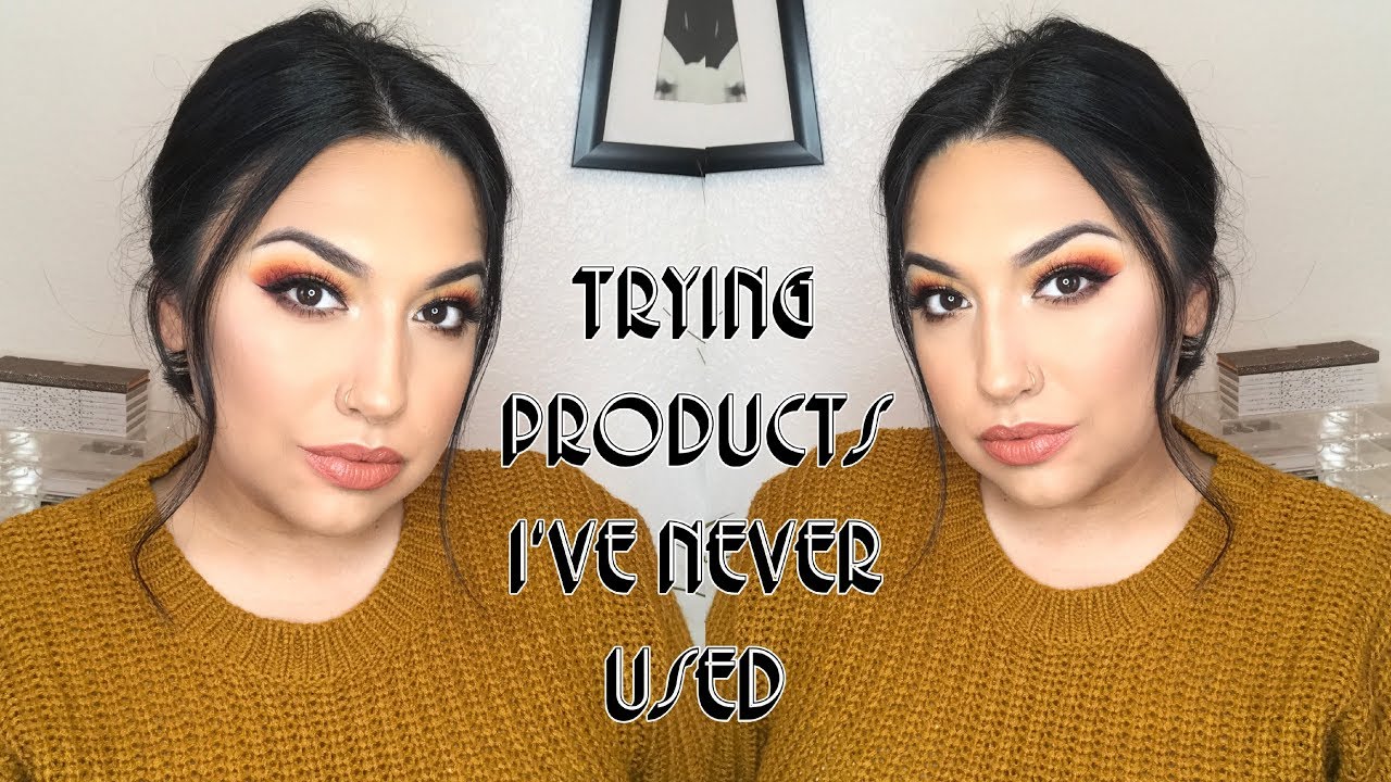 TRYING PRODUCTS FOR THE FIRST TIME | FULL FACE OF FIRST IMPRESSIONS ...