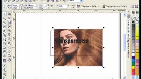 corel - transparencia de foto