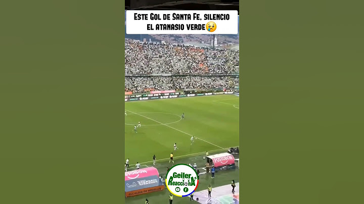 Gol de Santa Fe vs Nacional desde la tribuna #nacional1vssantafe2 #LigaBetPlay #hinchasdenacional