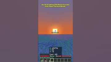 Day 42 of walking 2000 Blocks Every day until I reach the World Border. #minecraft #fypminecraft