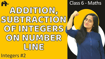Integers Class 6 Maths | Addition Subtraction of Integers on Number Line #2