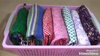 Ep 8 Malayalam How to fold churidar and nighty ചുരിദാർ നെറ്റി എങ്ങനെ മടക്കാം organise wardrobe