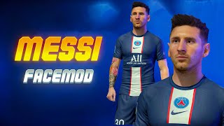 Messi No Beard Facemod For FIFA22 PC (FIFA22 Mod)