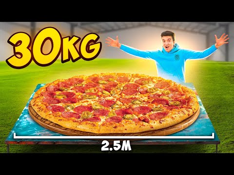 AM FACUT O PIZZA GIGANTICA DE 30kg?!!