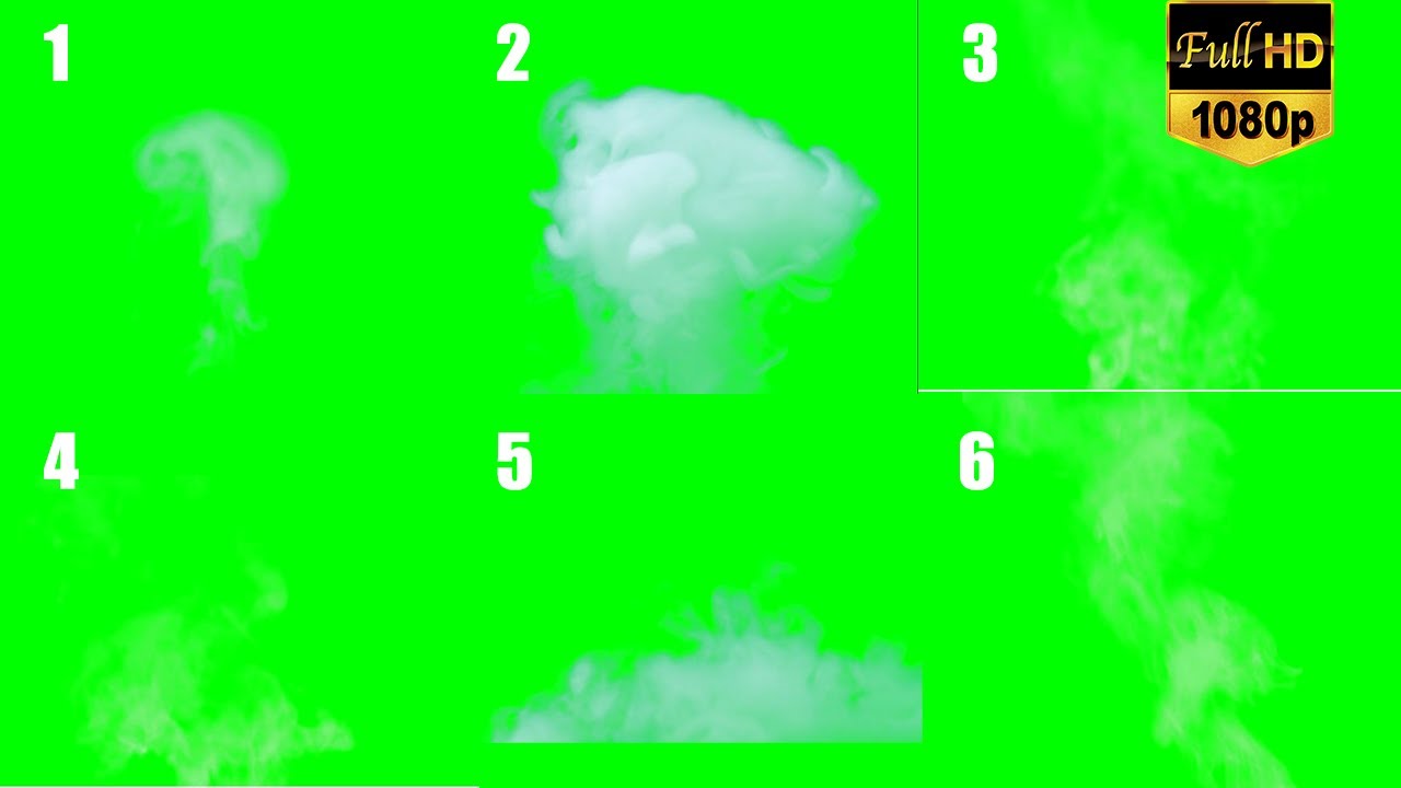 Smoke green screen footage collection Pack of 6 HD smoke green screen video YouTube
