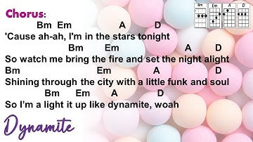 Dynamite - BTS (Ukulele Play Along)