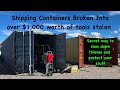 Ultimate Shipping Container Security: DIY Wooden Bar Locking System for Conex Boxes