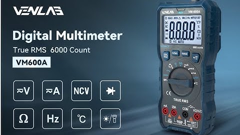TA-0345: VENLAB Multimeter VM600A - Quick Hands On