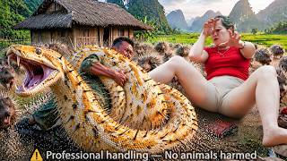 Timelapse -- Terrifying! A Ferocious Giant Python Invades the Farm and Attack Porcupines Profile