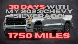 30 DAY REVIEW OF MY NEW 2023 CHEVY SILVERADO 2.7L TURBO 310hp/430tq