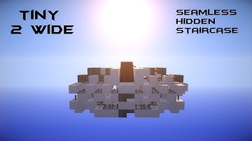 Tiny 2 Wide Seamless Hidden Staircase (Smallest?)