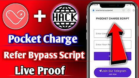 Pocket Charge Refer Bypass Script | Pocket Charge | Pocket Charge Unlimited Trick | @nrmtechnical