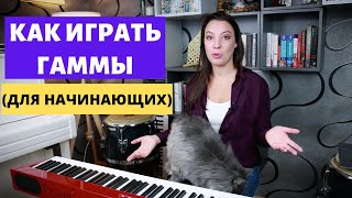 Как играть гаммы. Мажорные гаммы от белых клавиш | 0+