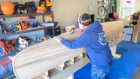 Cedar Strip Canoe Build Part 2   SD 480p
