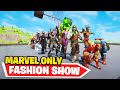 the *MARVEL SUPERHERO* Fortnite FASHION SHOW...