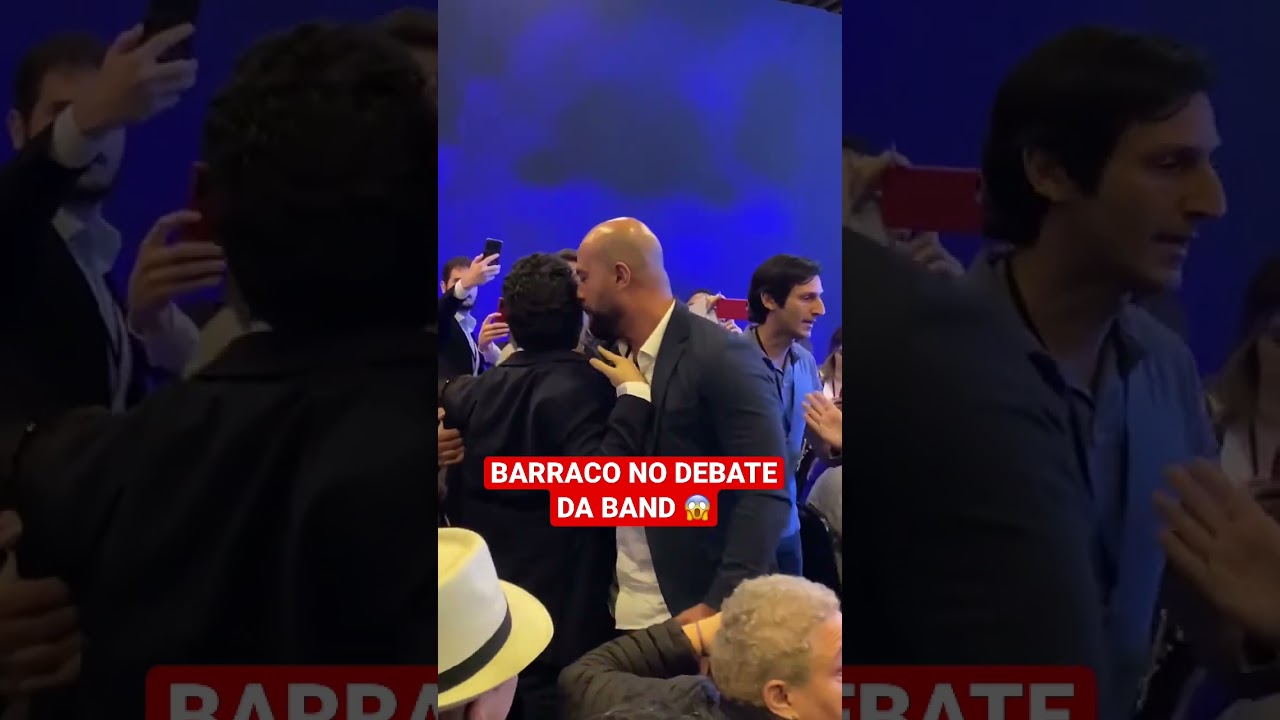 Barraco no debate na Band – Bastidores explode com Ricardo Salles e André Janones