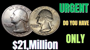 USA Very Expensive Washington Quarter Dollars Coins That Could Make You A Millionaire!