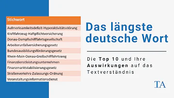 Was ist das längste deutsche Wort 2022?