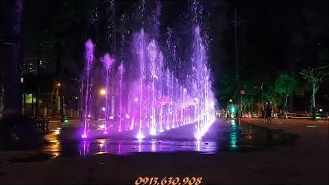 Sàn nhạc nước - Sàn Phun Nước Công Viên Văn Lang | Happy New Year.